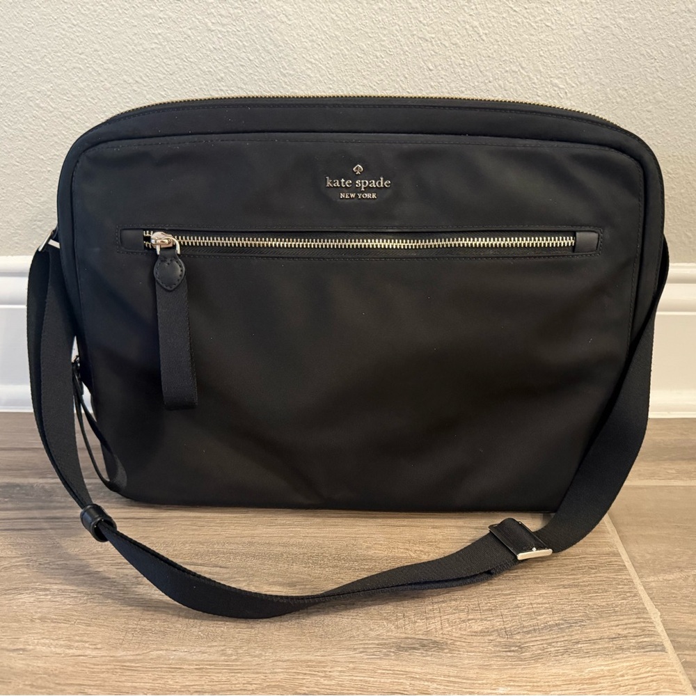 Kate Spade Black Laptop Bag with Adjustable Strap